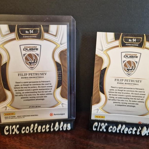 Panini Euroleague Select Dubai Petrusev pack of 2 cards new