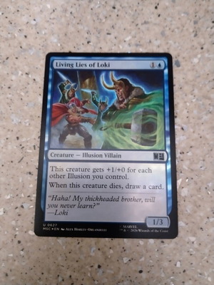 Magic the Gathering Living Lies of Loki foil κάρτα καινούργια