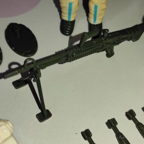 G.I.JOE Sub Zero (v1) 1990 figure used with equipment