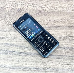 Nokia Asha 301 Μαύρο Κινητό Τηλέφωνο