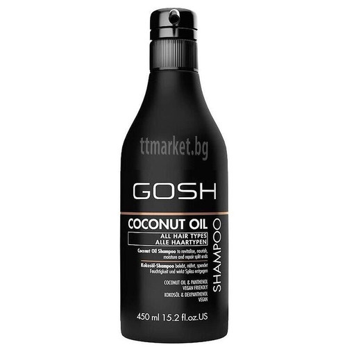GOSH Coconut Oil Shampoo new, for all hair types 450 ml