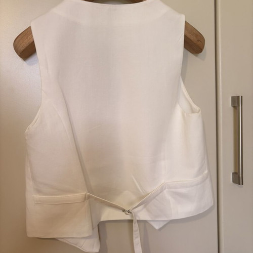 Zara vest like new, white, size M