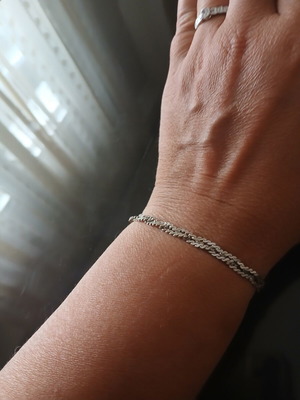 Silver 925 bracelet 18 cm like new