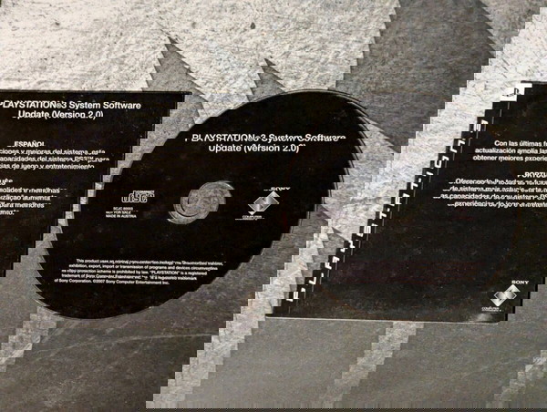 Playstation 3 system software update CD
