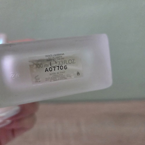 Dolce & Gabbana Light Blue 100ml Eau de Toilette tester used