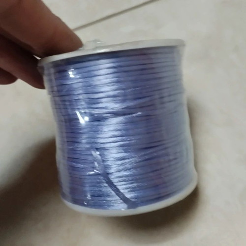 Satin rattail cord lilac 1.5mm 100m