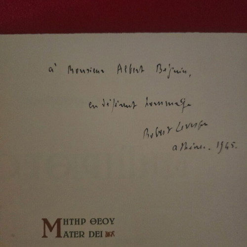 Mater Dei by Angelos Sikelianos limited numbered edition used