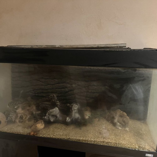 Aquarium 340 liters used, 1.20m length 50cm depth