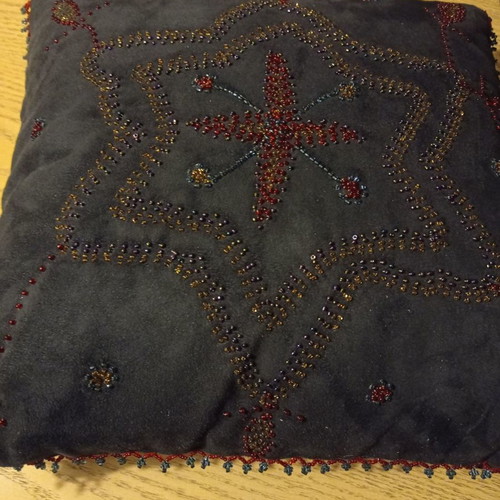 Embroidered pillows from Bedouins used, set of 2