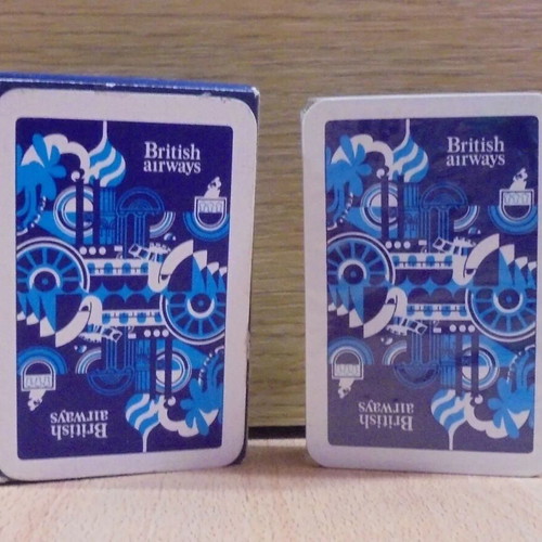 British Airways vintage promotional mini playing cards sealed like new