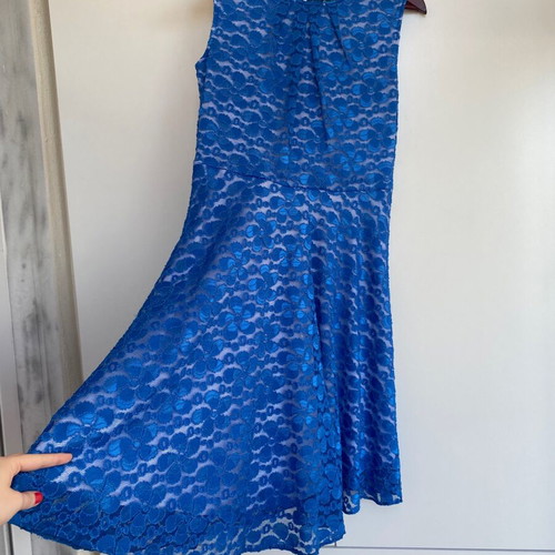 Vintage blue dress like new, formal, long