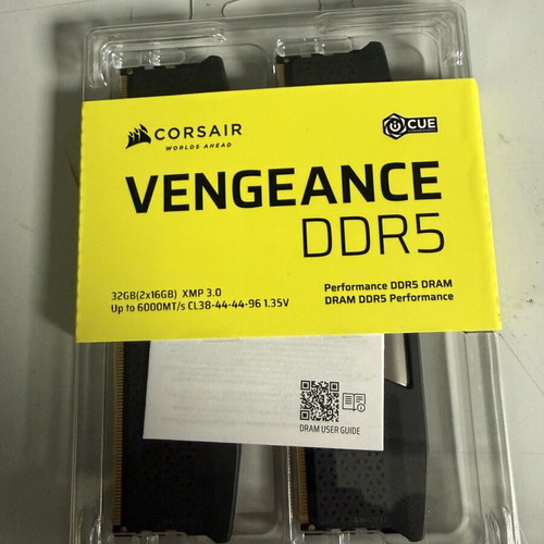 Corsair Vengeance CMK32GX5M2B6000C38 32GB DDR5 6000MHz RAM