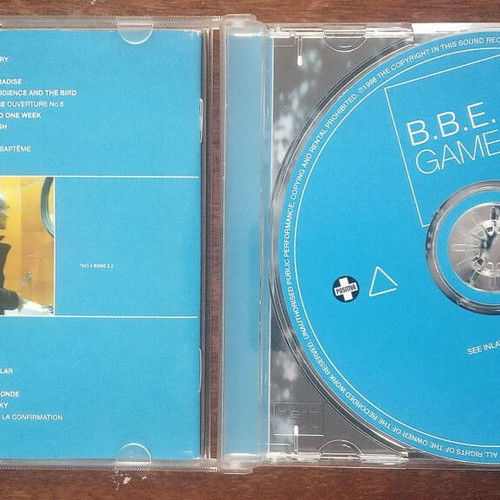 B.B.E. Games CD used, electronic music