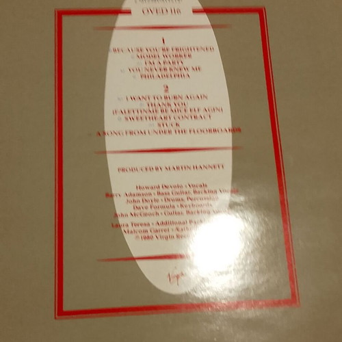 The Correct Use of Soap Virgin Records LP, punk