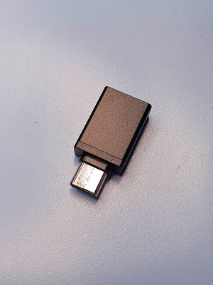 Αντάπτορας USB-A θηλυκό σε USB-C αρσενικό σαν καινούργιο, μαύρος