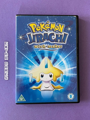 Pokémon Jirachi Wish Maker DVD употребяван, δράση, περιπέτεια, κινούμενα σχέδια