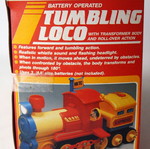 Tumbling Loco 26cm Playwell train vintage 1989 unused