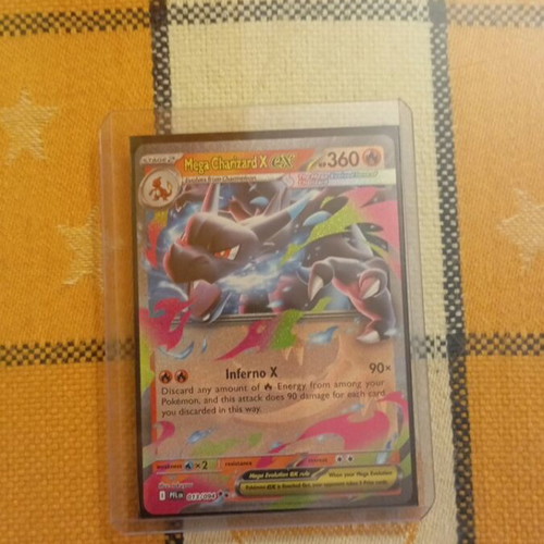 Mega Charizard X EX Pokémon card like new