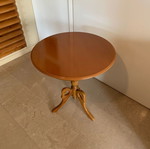 Wooden round side table used