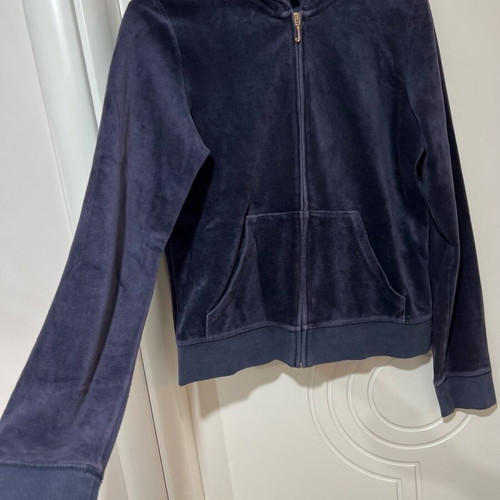 Juicy Couture cardigan dark blue with rhinestones like new