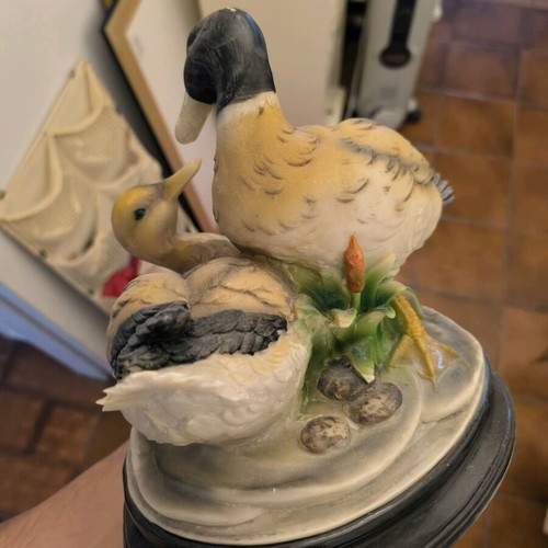 Decorative figurine with ducks like new