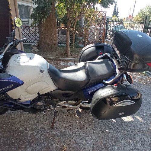 Honda Varadero 1000 motorcycle, 2003, 996 cc, blue