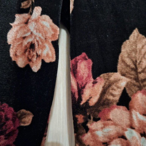 Velvet floral dress New Look like new, multicolor, size S