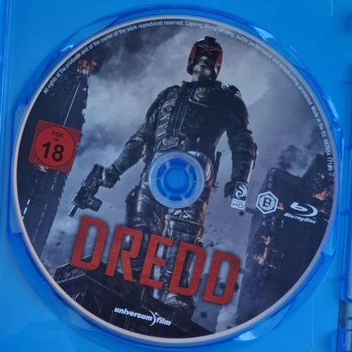 Dredd Blu-ray with German subtitles, 2012 action thriller