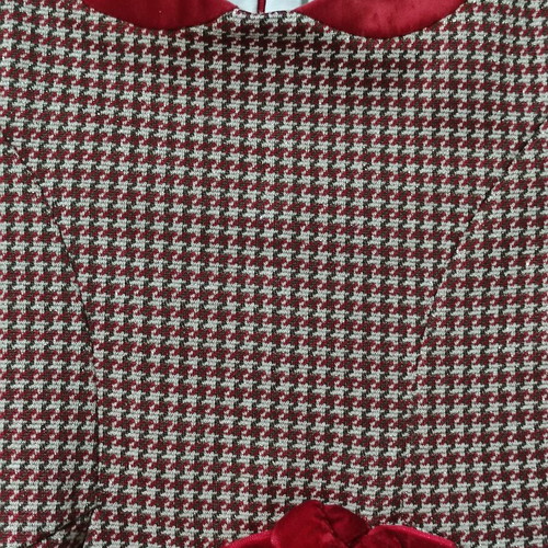 Mayoral dress for girl 8 years like new, grey and red