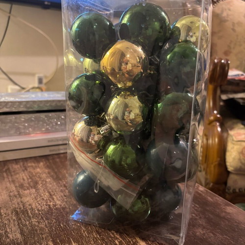 Christmas balls two packs like new
