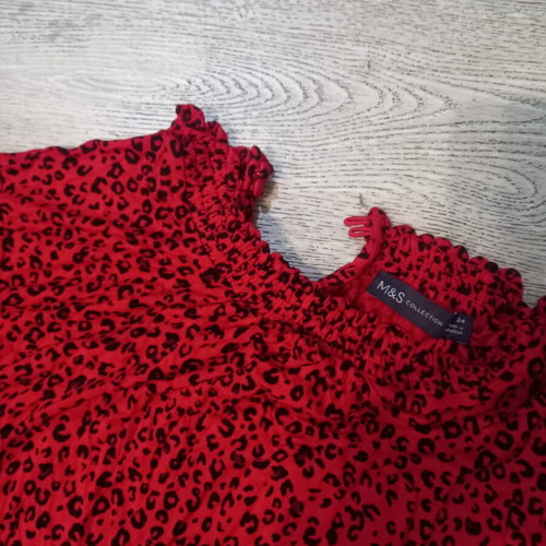 M&S red dress XL