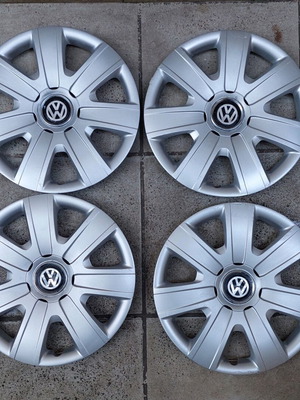 Τάσια αυθεντικά Vw Polo 6R 15" μεταχειρισμένα, σετ 4 τεμαχίων