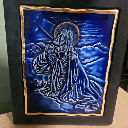 Icon of Jesus praying like new