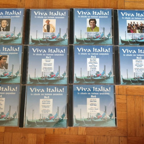 Viva Italia CD like new, pack of 12 Italian music