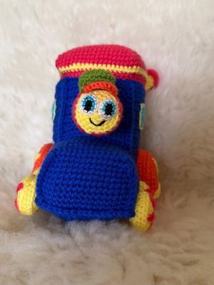 Amigurumi Train Handmade Toy with Antibacterial Yarn