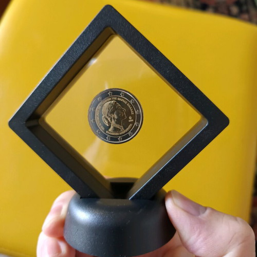 Maria Callas Uncirculated Two-Euro Coin with Display Stand New