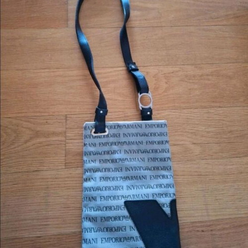 Armani Exchange crossbody bag like new, black and gray