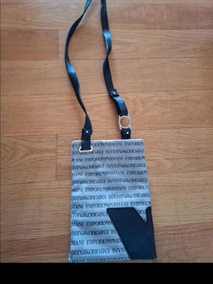 Armani Exchange crossbody bag like new, black and gray