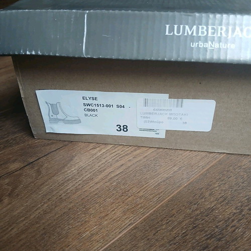 Lumberjack women's boots used, black, size 37