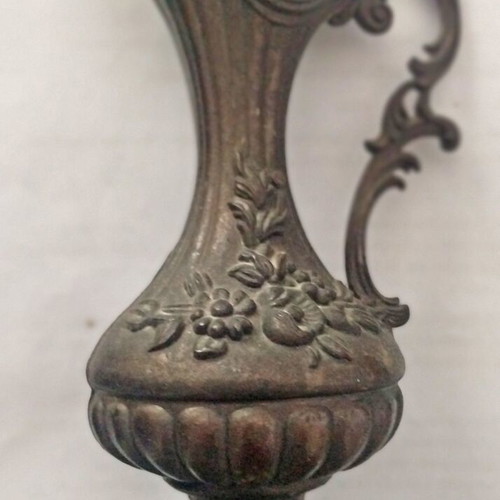 Vintage brass collectible Parthenon jug set of 2 used