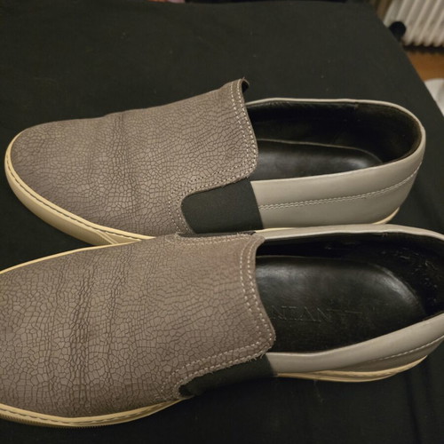 Lanvin loafers size 43, used, grey