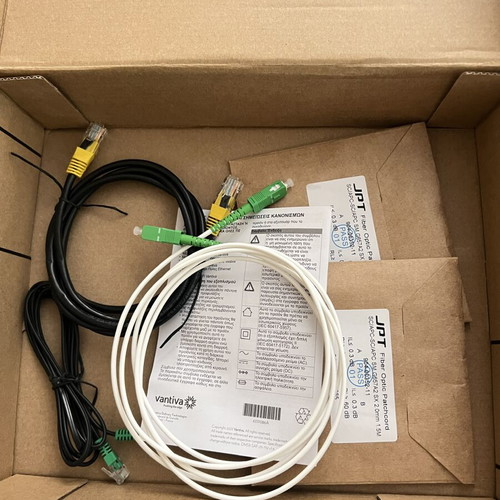 Fiber router new with accessories for over 1000 Mbps