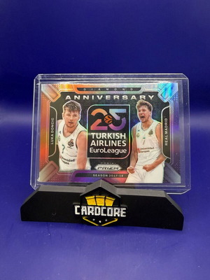 Luka Doncic 2024-25 Prizm EuroLeague 25th Anniversary Diamond SSP card new