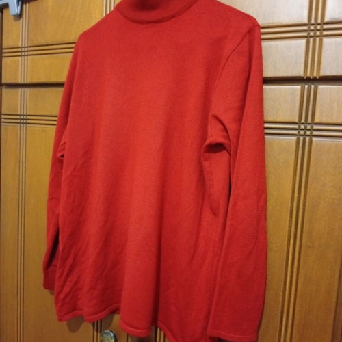 Women's sweater Leggenda like new, dark red, one size