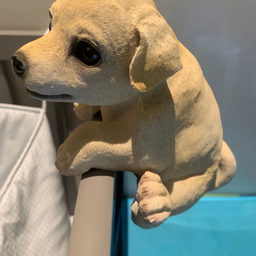 Decorative dog new for table, desk, railing, fence