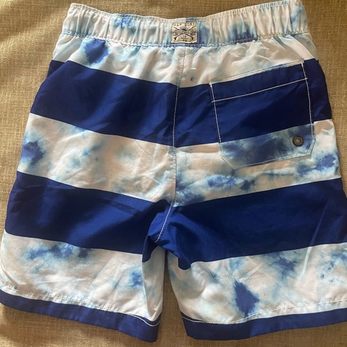 Gap swimwear used for boy 8-9 years white and blue