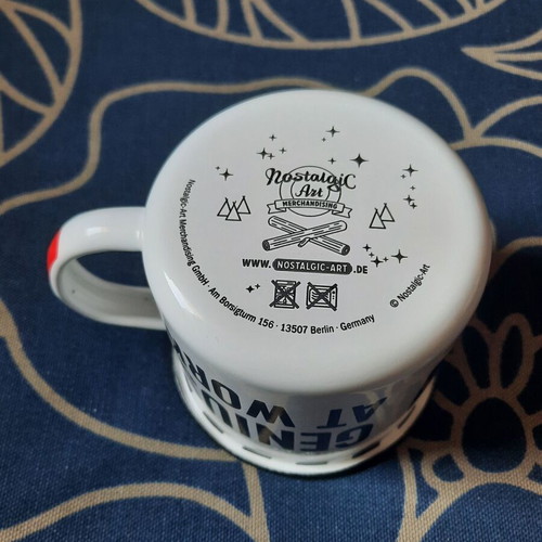 Nostalgic-Art enamel mug "Genius at Work", durable