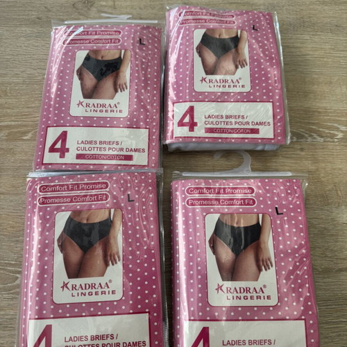 Women's underwear new 100% cotton size L
