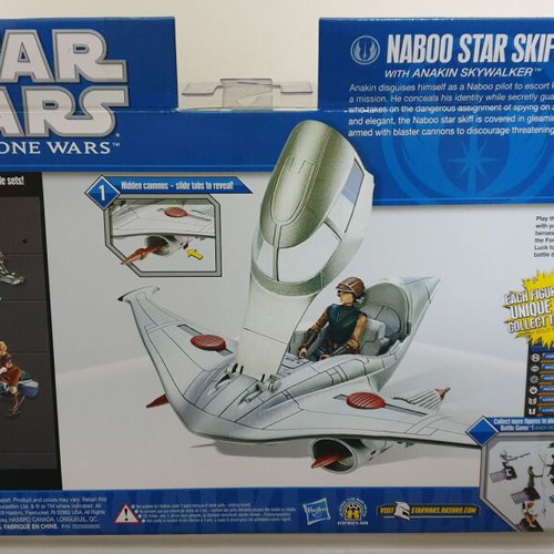 Star Wars Naboo Star Skiff with Anakin Skywalker new, The Clone Wars