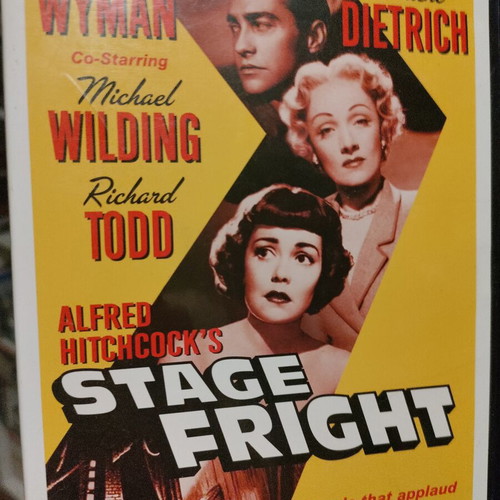 Stage Fright DVD used, Alfred Hitchcock thriller with English and Bulgarian subtitles